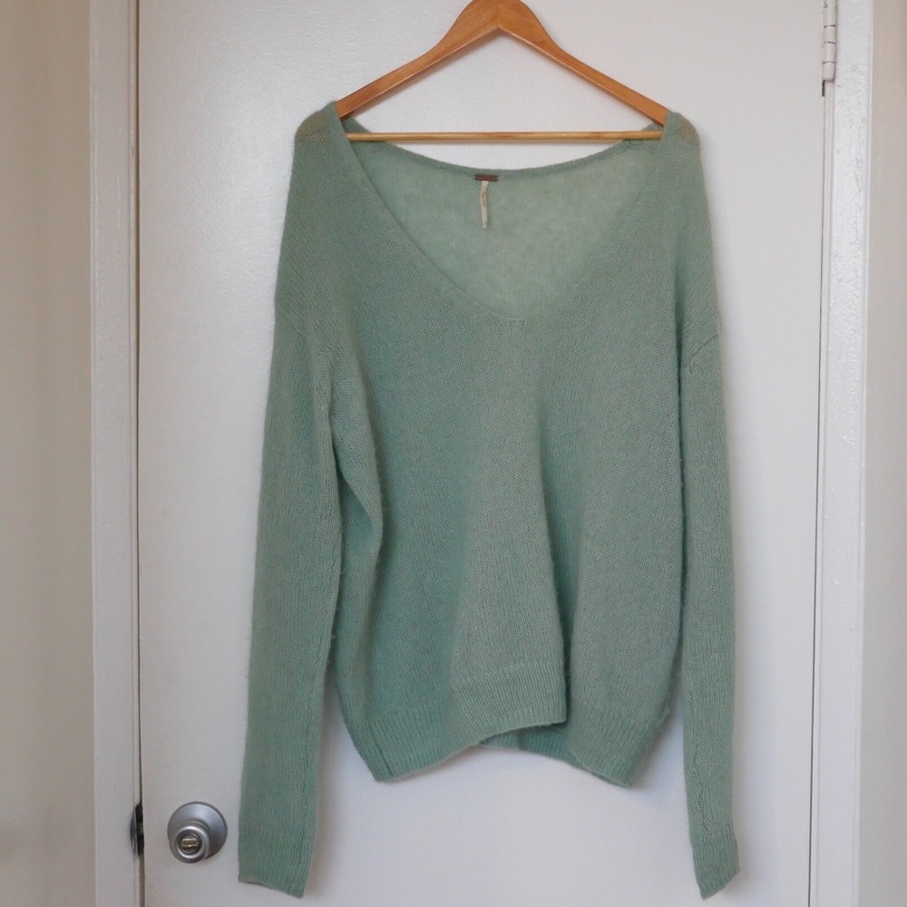 SOLD Free People Gossamer V-Neck Sweater